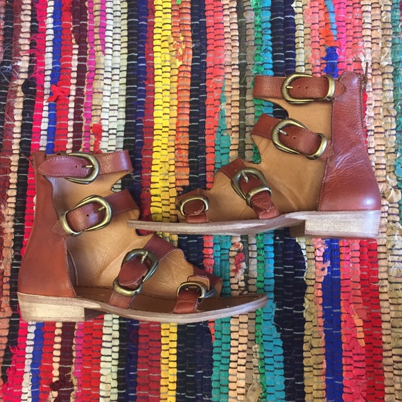 Free People Brick Ludlow Boot Sandals - Picture 7 of 8